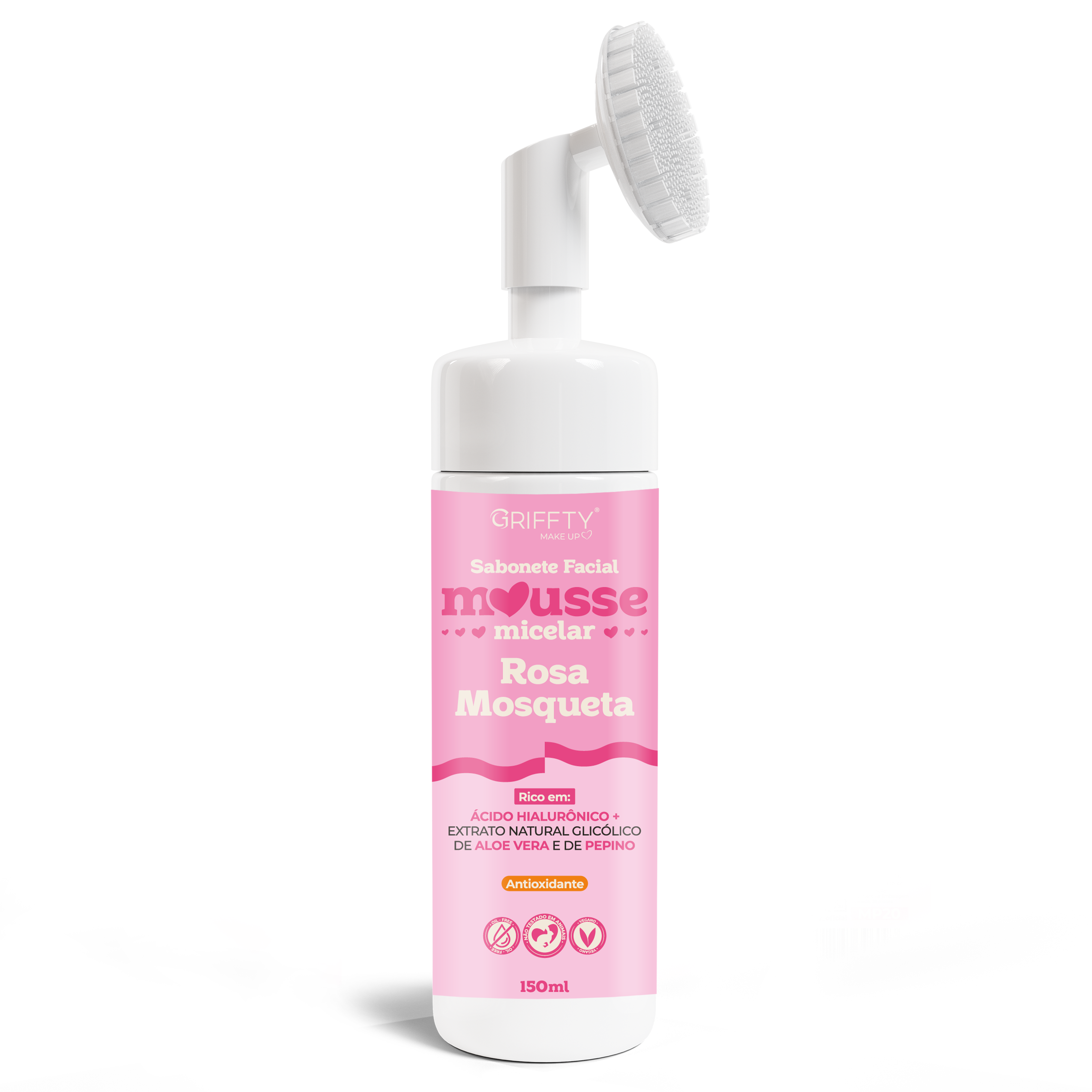 SABONETE MOUSSE MICELAR ROSA MOSQUETA GRI...