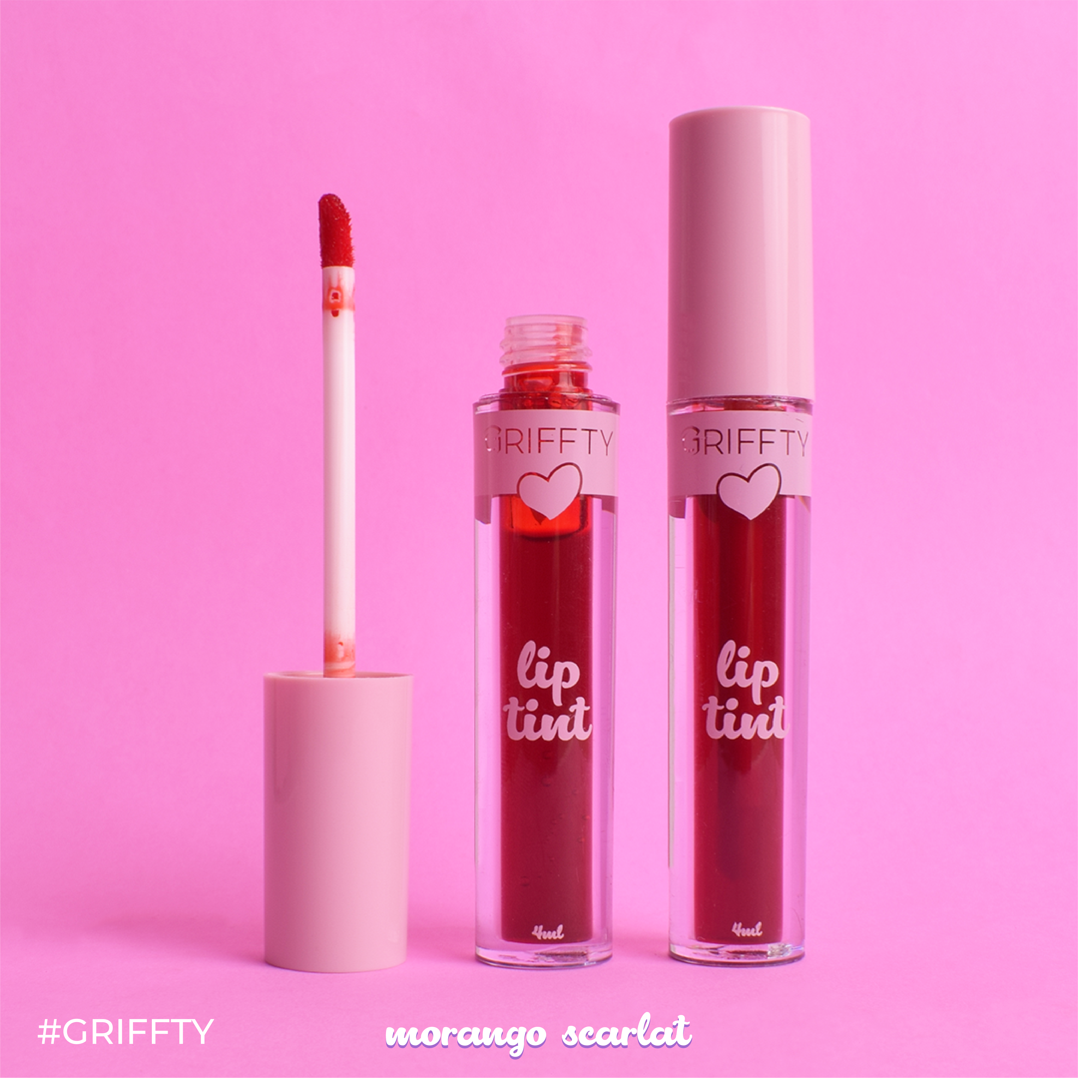 LIP TINT MORANGO ESCARLETE GRIFFTY