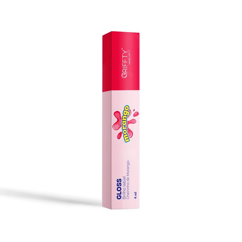GLOSS BRILHO LABIAL - MORANGO - 4 ML - GR...