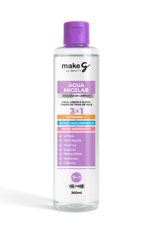 AGUA MICELAR 300ML 3 EM 1 MAKE G