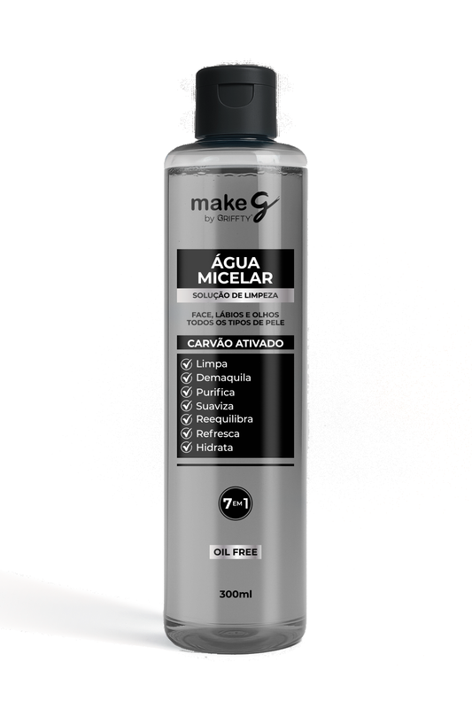 AGUA MICELAR CARVAO ATIVADO MAKE G