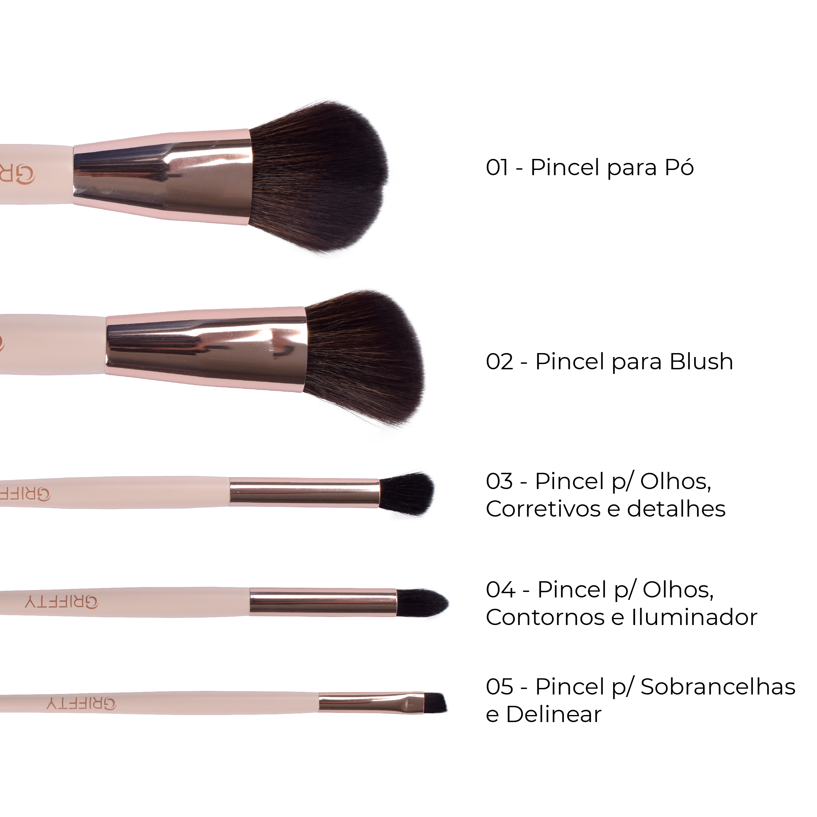 KIT PINCEL ESPONJA GRIFFTY GK01